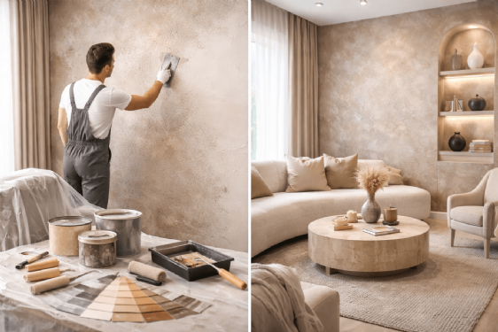 牆面不只刷顏色！藝術塗料的質感表現與空間設計重點